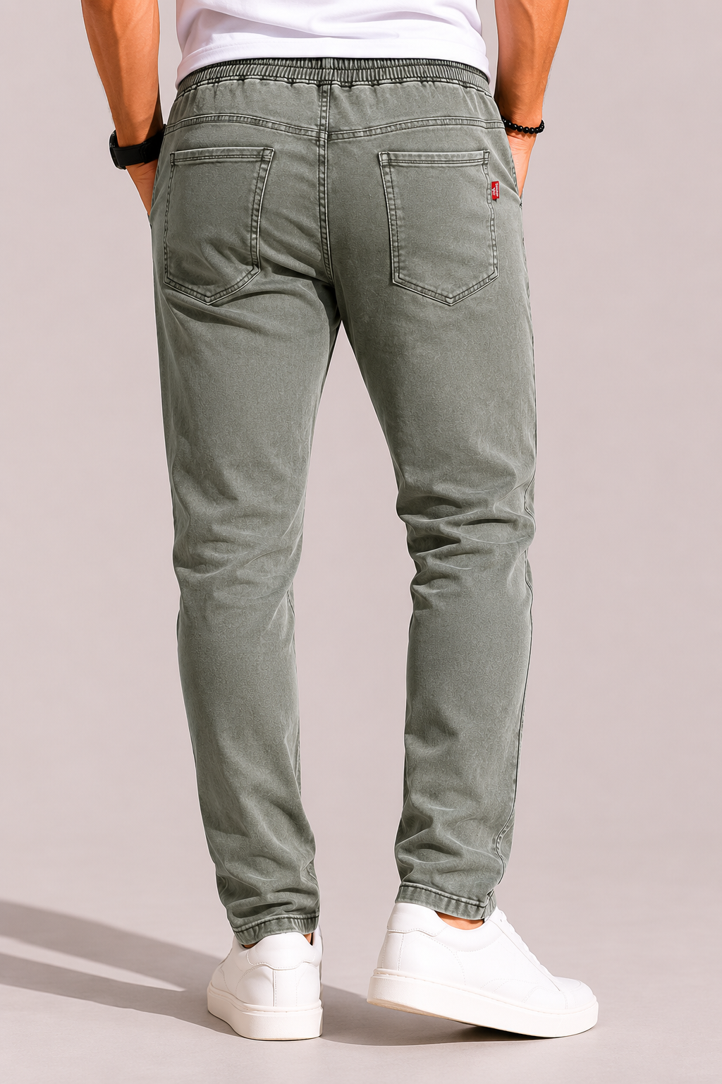 Men's Premium Denim Lower Track Pants